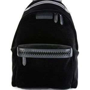 Stella McCartney Black Velvet Backpack